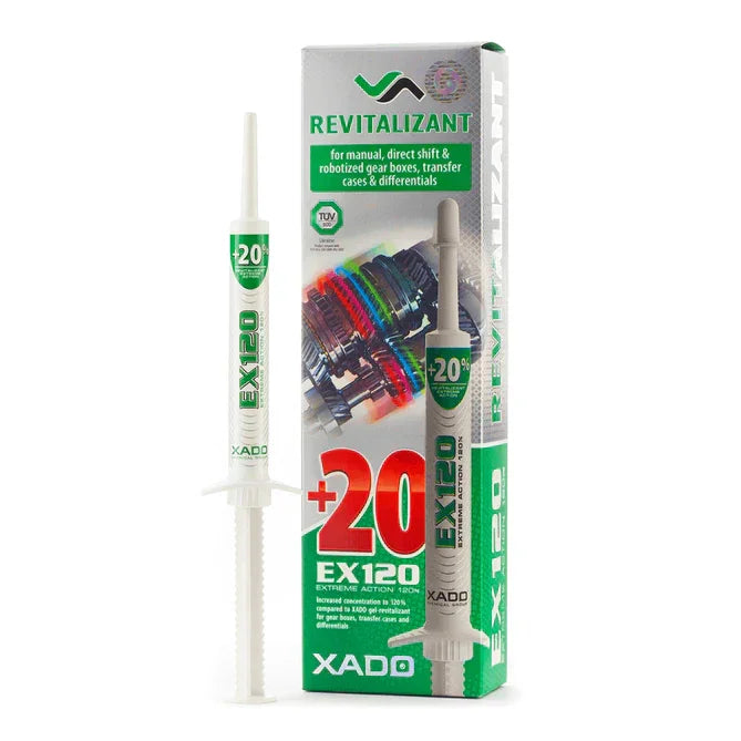 XADO EX120 Manual Transmission Revitalizant 8ml – Gearbox, Transfer Case & Differential Repair