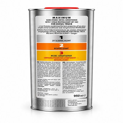 XADO 1-Stage Maximum Diesel Truck Engine Conditioner | Revitalizant® | 25–45 Qt