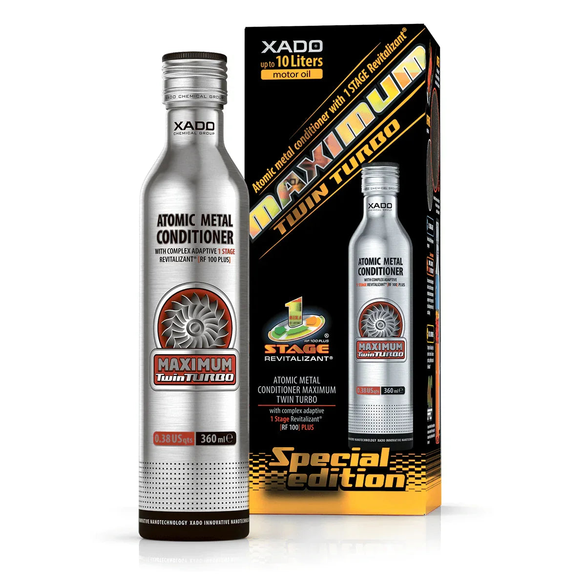 XADO AMC Maximum Twin Turbo Engine Conditioner | 1-Stage Revitalizant® | 360 ml
