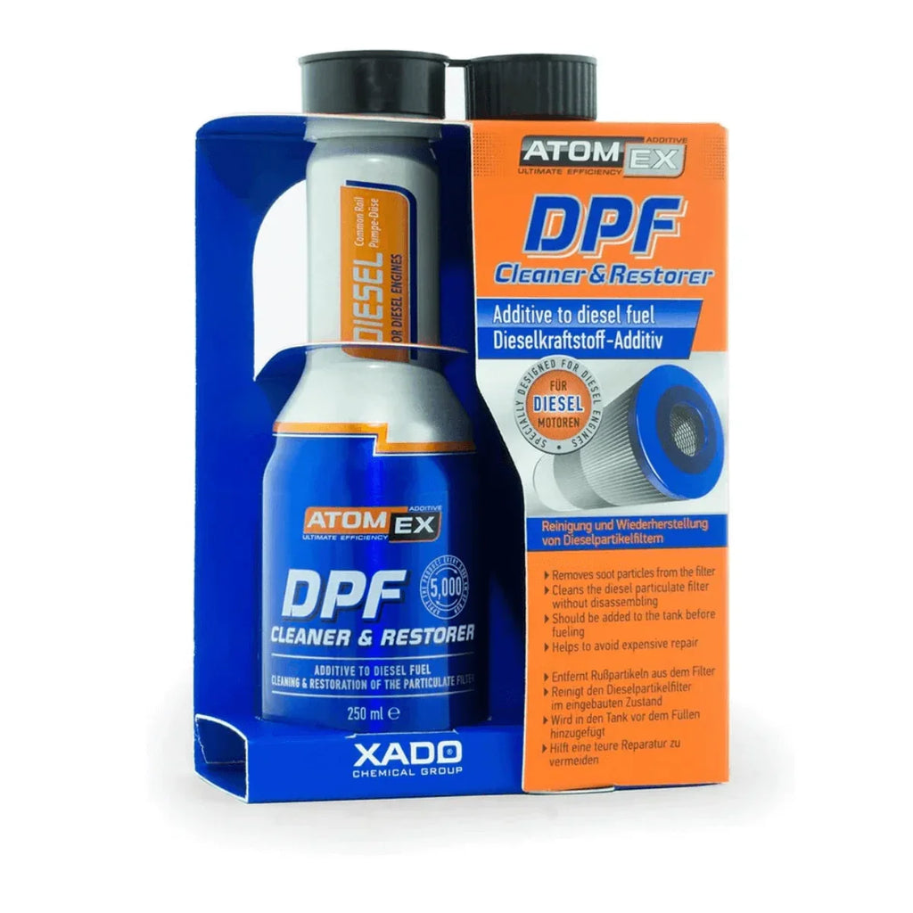 XADO DPF Cleaner & Regeneration Booster 250ml – Diesel Particulate Filter Treatment for Passenger Cars