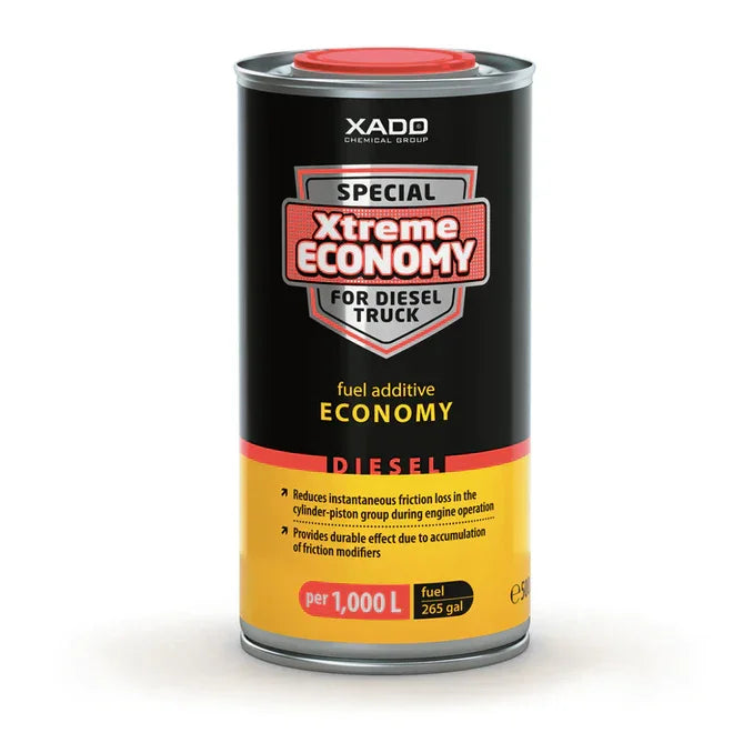 XADO Diesel Fuel Economy Additive 500ml – Friction Reducer & Injector Cleaner for Diesel Trucks
