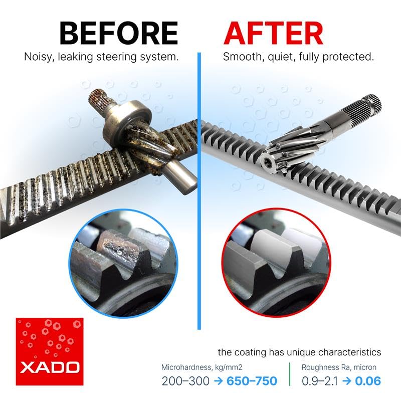 XADO EX120 Power Steering Revitalizant 8ml – Hydraulic Pump Repair & Noise Eliminator