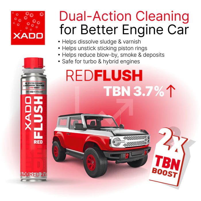 XADO RED FLUSH Engine Oil System Cleaner & Decarbonizer 250 ml