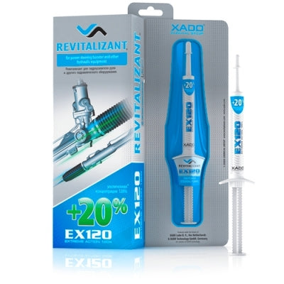 XADO EX120 Power Steering Revitalizant 8ml – Hydraulic Pump Repair & Noise Eliminator